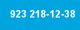 923 218-12-38 923 218-12-38
